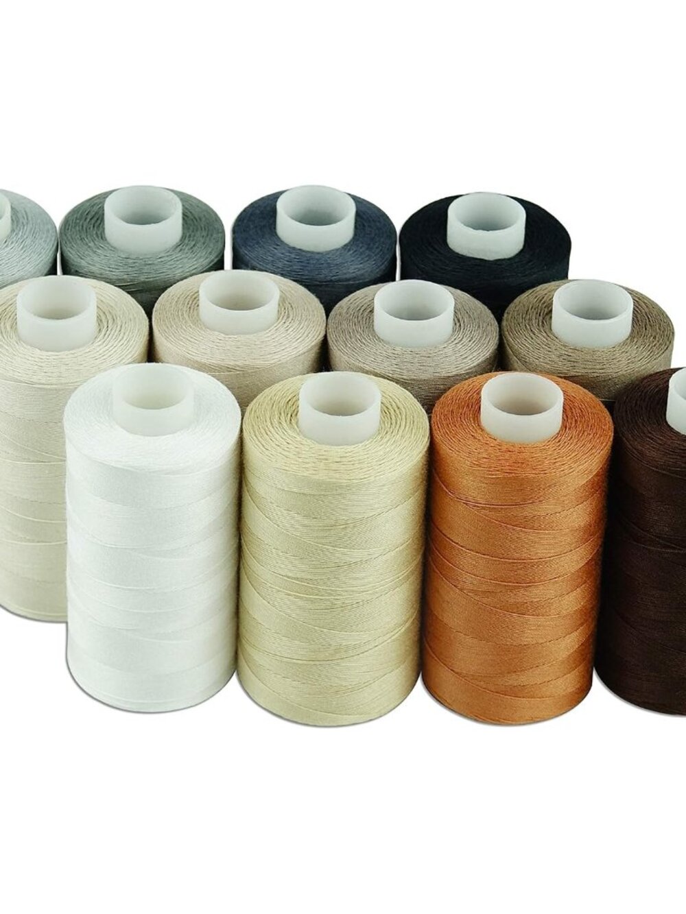 12 Multi Colors All Purposes Cotton Quilting Thread 50s/3 Thread for Piecing Sew